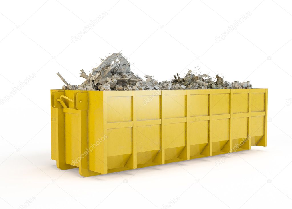 Rubble container