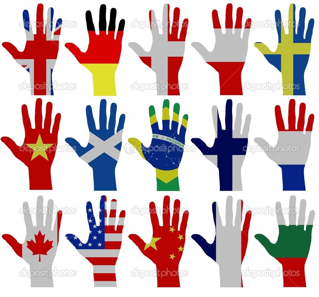Flag hands