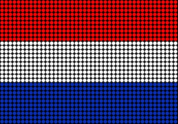 Abstracte holland vlag — Stockfoto