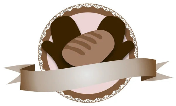 Brot-Emblem — Stockfoto