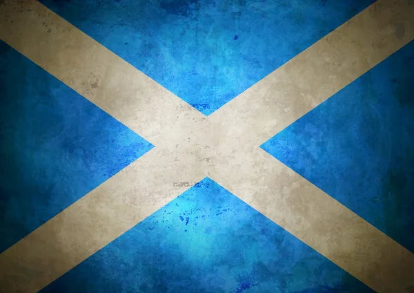 Grunge Bandera de Escocia — Foto de Stock