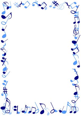 mavi müzik çerçeve