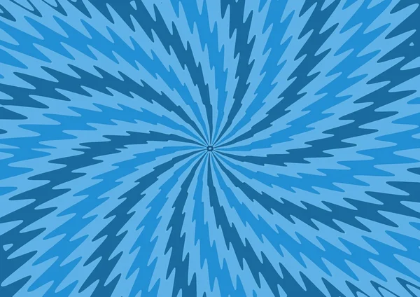 Blue Zigzag starburst — Stock Photo, Image