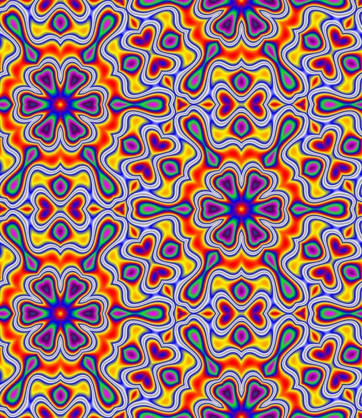 Psychedelic Seamless Pattern — Stock Photo, Image