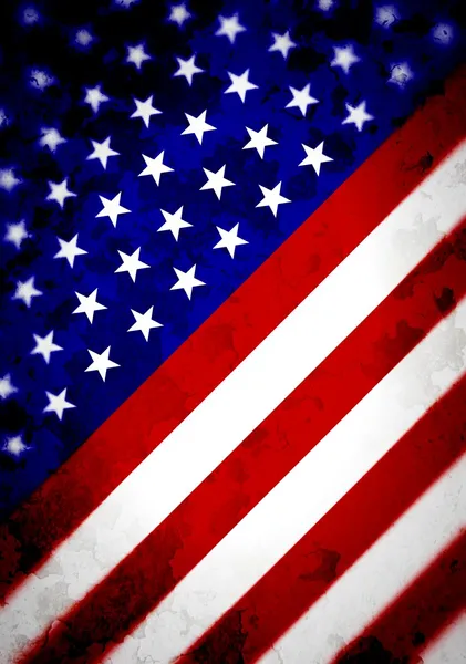 Abstract Angled US Flag — Stock Photo, Image