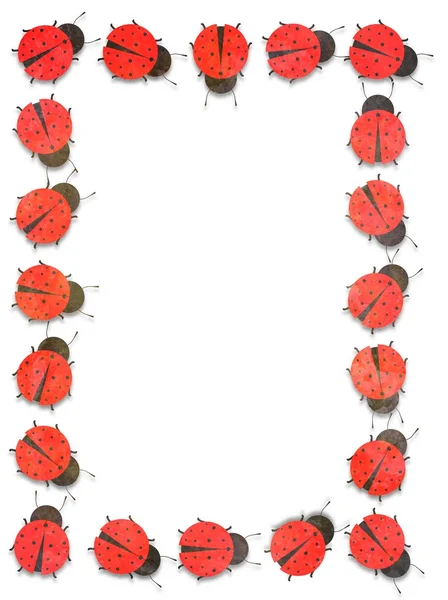 Ladybug Frame — Stock Photo, Image