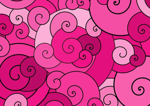 粉红色旋流背景 — 图库照片