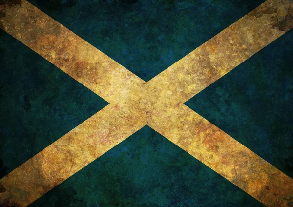 Grunge İskoçya bayrağı — Stockfoto