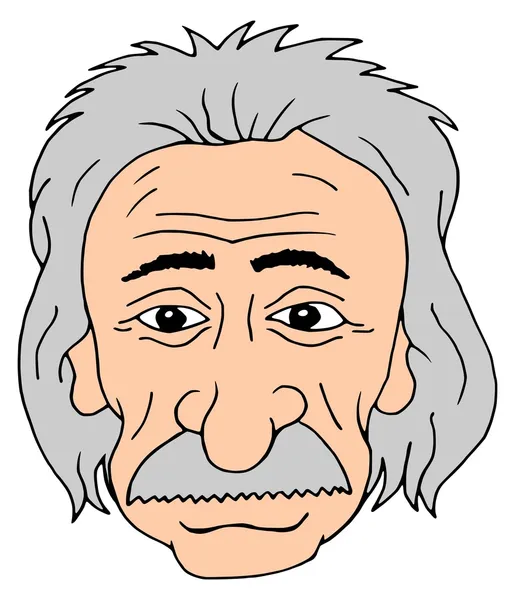 Cabeça Einstein — Fotografia de Stock