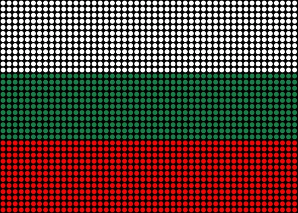 Absztrakt bolgár zászló — Stock Fotó