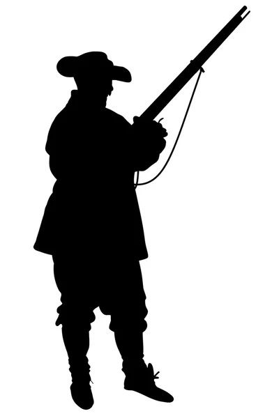 Żołnierz Konfederacji — Zdjęcie stockowe