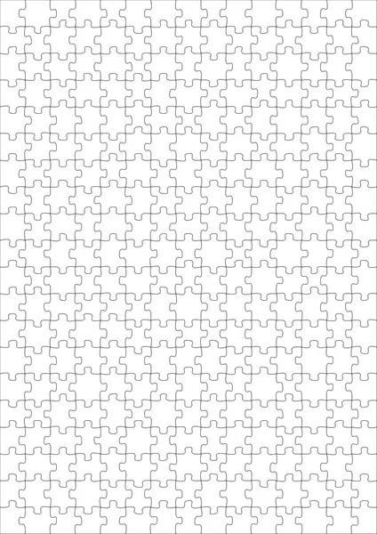 300 piece blank puzzle — Stock Photo, Image