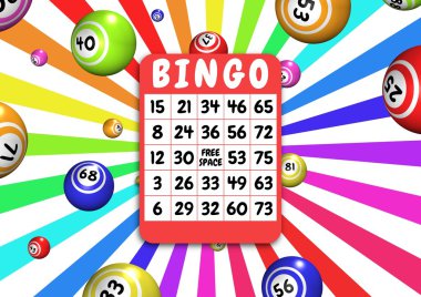 Bingo kartı ve topları