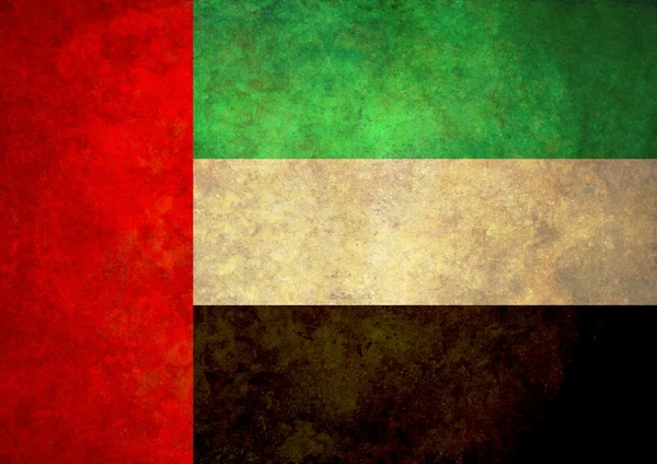 Grunge United Arab Emirates Flag — Stock Photo, Image