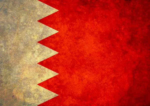 Grunge Bahreyn bayrağı — Stok fotoğraf