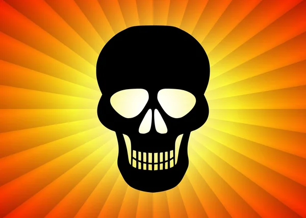 Black Skull — Stock Photo, Image