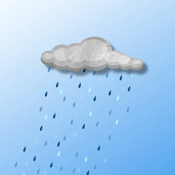 Chmura deszcz — Zdjęcie stockowe
