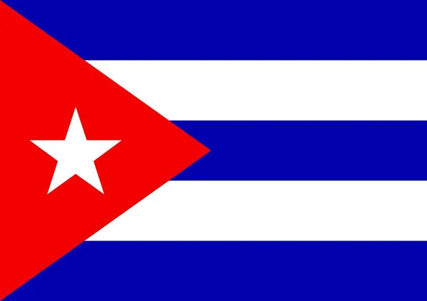 Bandeira de Cuba — Fotografia de Stock