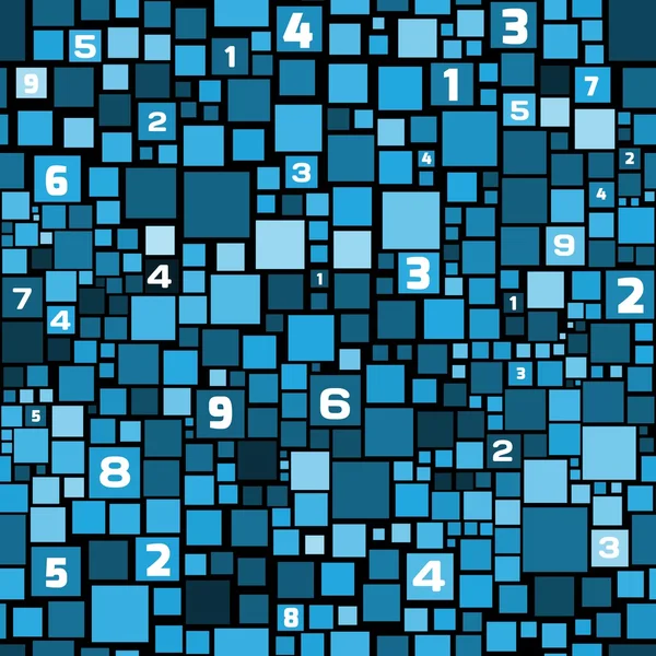 Seamless Number Squares — Stock Photo, Image