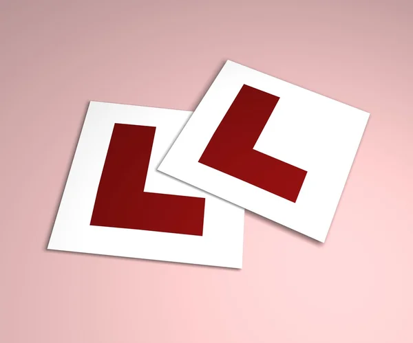 L-Plates — Stock fotografie