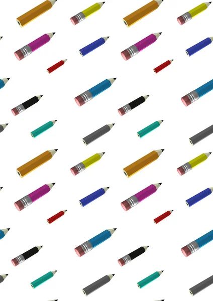 Nahtlose Bleistifte — Stockfoto