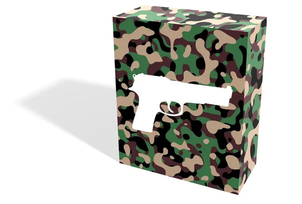 Skjutvapen box — Stockfoto