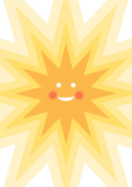 トゥーン太陽 — ストック写真