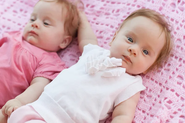 Sweet little twins — Stock Photo, Image