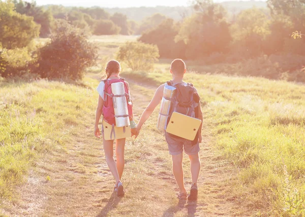 Two tourists. — Stock Photo, Image