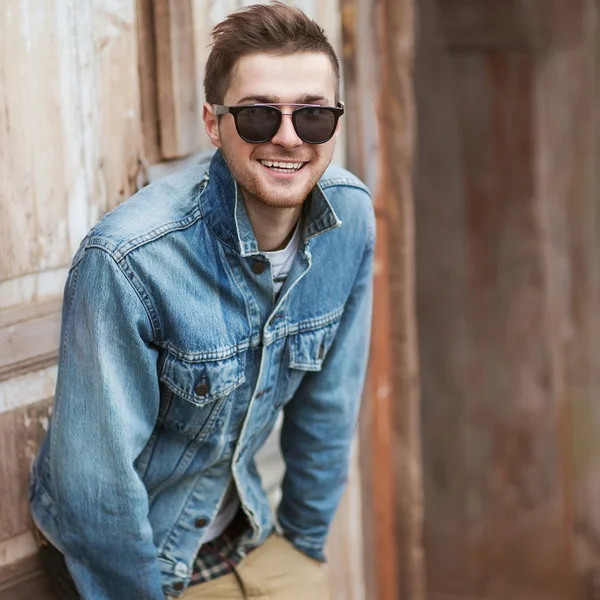 Ragazzo stile hipster — Foto Stock