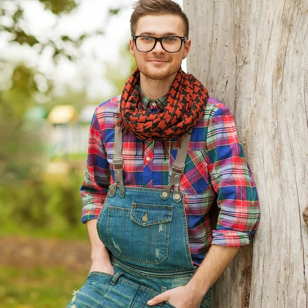 Im Stil des Hipsters — Stockfoto