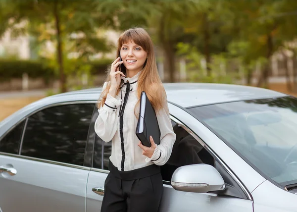 Elegant business lady — Stock Photo, Image