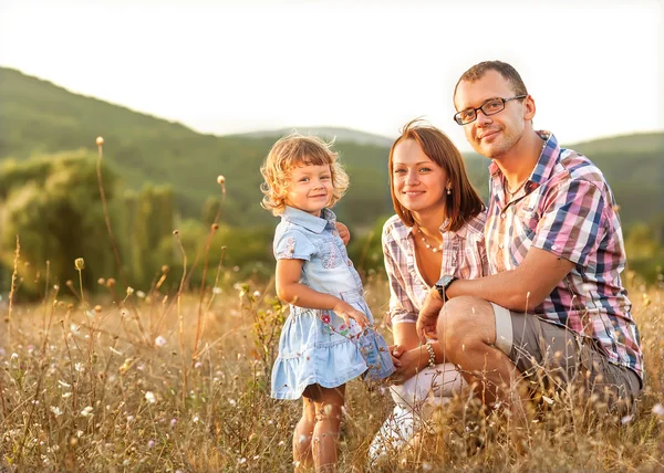 Happy family. — Stock Photo, Image