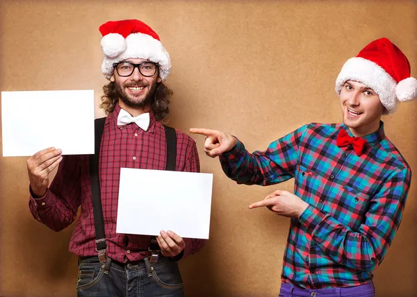 Weihnachten im Hipster-Stil. — Stockfoto