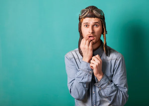 Profundo miedo al hombre de negocios — Foto de Stock