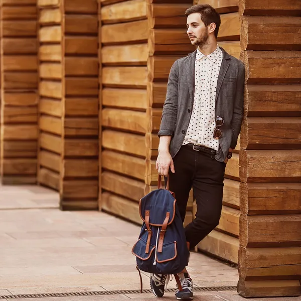 Ragazzo stile hipster — Foto Stock