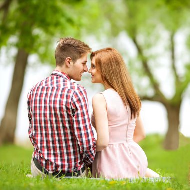 Birbirine aşık çift