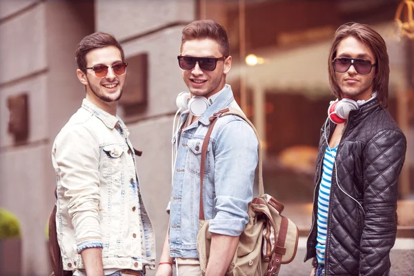 Three Young male — Stock Photo, Image