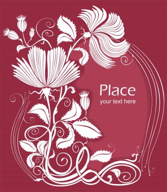 vecot çiçek arka planlar