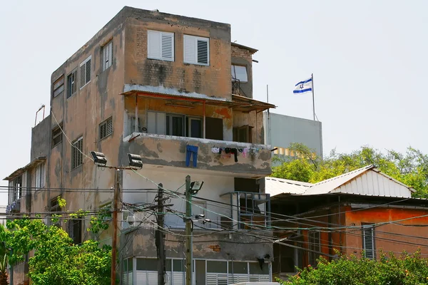 Розорення Біле місто Тель-авівського — стокове фото