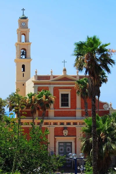 在 jaffa.israel st 彼得教堂 — 图库照片