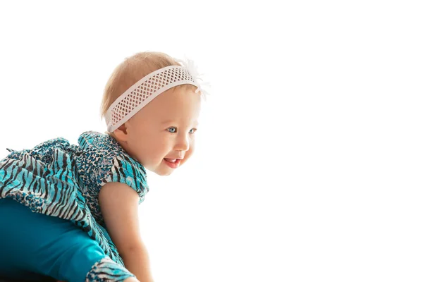 Feliz bebê brincando — Fotografia de Stock