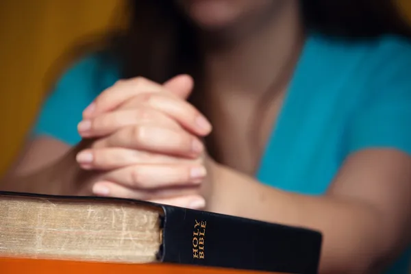 Woman Praying — Stock Photo, Image