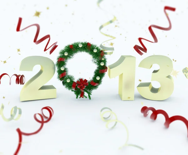 3D new year 2013 rendering — Stock Photo, Image