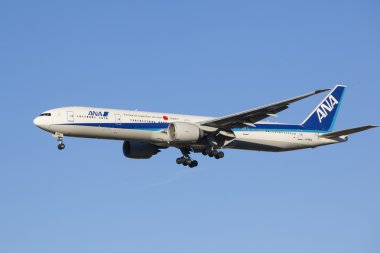 Bütün nippon airways uçak iniş