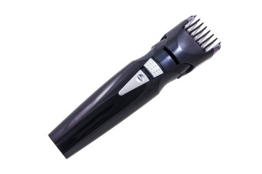 izole beyaz zemin üzerine siyah hairclipper