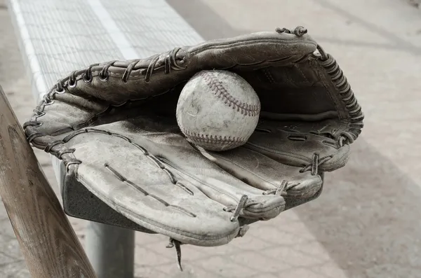 Honkbal vervlogen tijden — Stockfoto