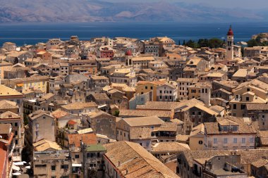 Korfu, Yunanistan'ın başkenti Panoraması
