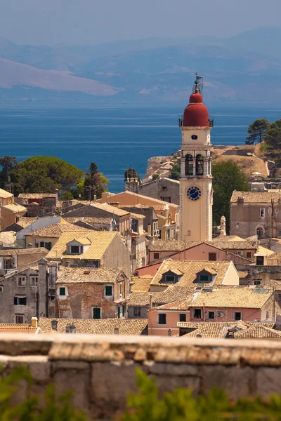 Church of Saint Spyridon of Trimythous, Corfu Town, Greece — Stock Photo, Image