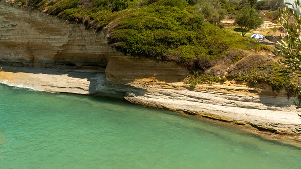 Canal D'amour plage, île de Corfou, Grèce — Photo